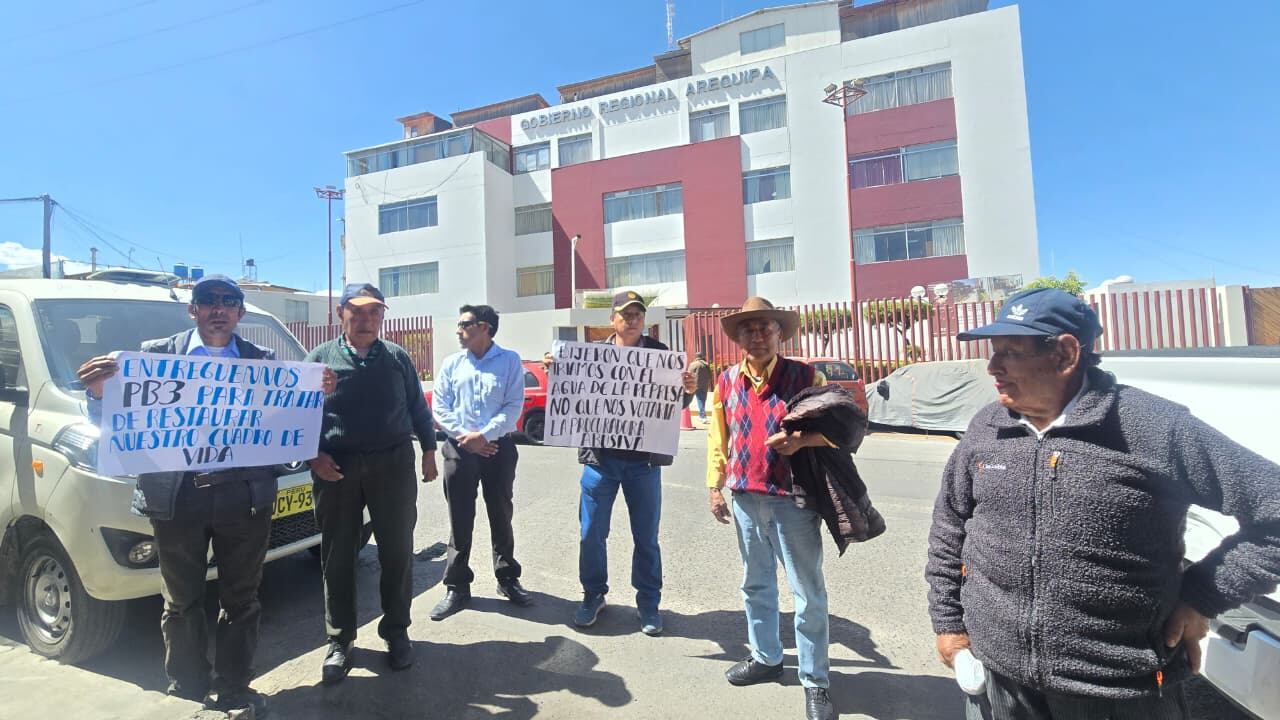 Comuneros de Pusa Pusa en Arequipa. Foto: GEC.