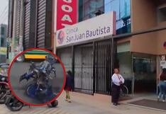 Pareja de jóvenes en UCI tras choque entre moto y patrullero en San Juan de Lurigancho (VIDEO)
