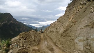 Restringen tránsito por deslizamientos en la ruta La Oroya-Huancayo 