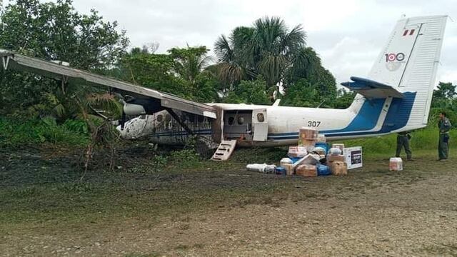 Avioneta de la FAP con doce pasajeros a bordo se despista en aeródromo de San Lorenzo, en Loreto