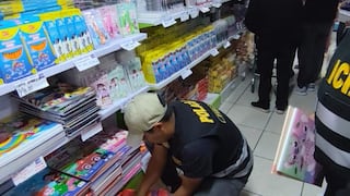 Incautan cuadernos en intervención a importadoras de Arequipa (VIDEO)