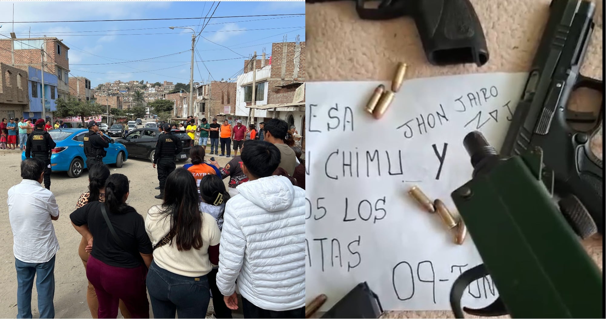 Delincuentes difundieron un video en donde dan tres días de plazo a los integrantes de la empresa Gran Chimú para que paguen. Ellos se atribuyeron la muerte de un conductor de la compañía San Luis