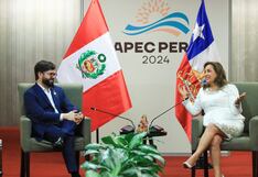 APEC 2024: Dina Boluarte se reunió con el presidente chileno Gabriel Boric