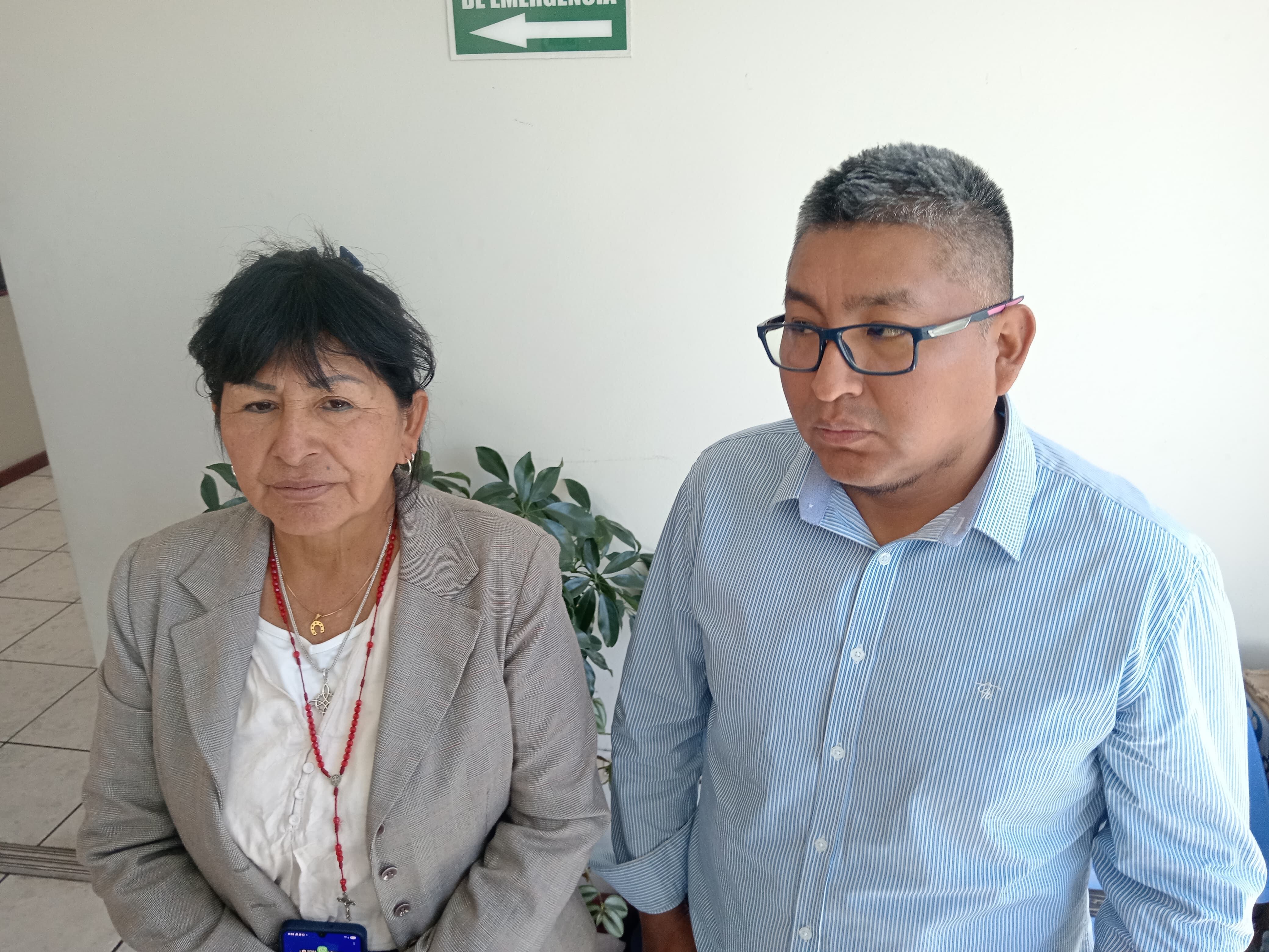 Representantes del Sindicato de Obreros Municipales de Arequipa. Foto: GEC.