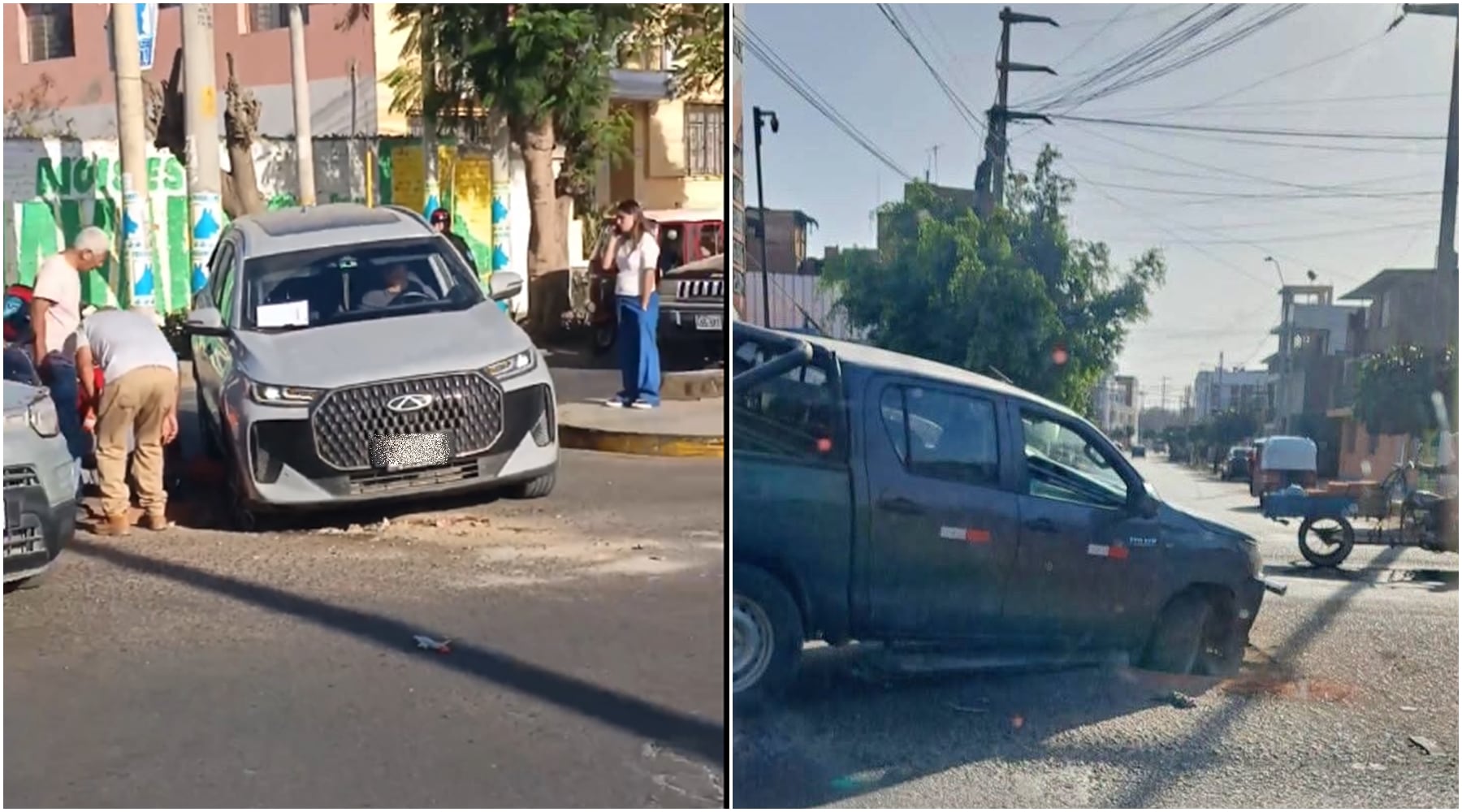 Ica: forado lleva más de una semana sin reparación y pone en riesgo a conductores