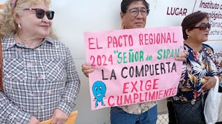 Oyotún exige al GORE Lambayeque destrabar obra de agua y alcantarillado de S/8,8 millones