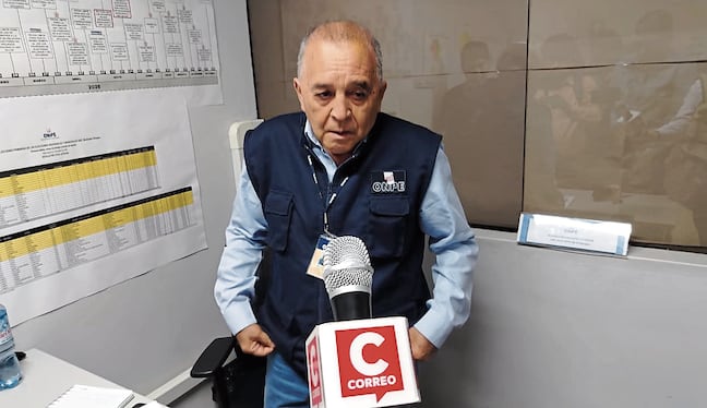 Jefe de la ODPE Arequipa, Armando Llerena, precisa las modalidades. (Foto: Álvaro Figueroa/@photo.gec)