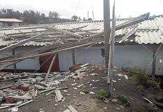 La Libertad: Colegio afectado por fuertes vientos en Pataz