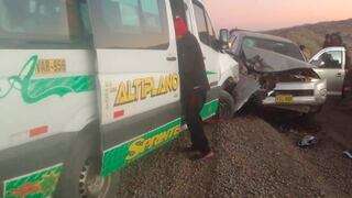 Puno: pasajeros viven de milagro tras accidente en la ruta La Rinconada  - Putina