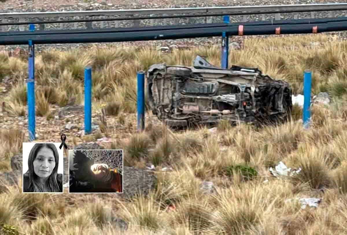 Comerciante muere y su esposo queda grave tras caer a abismo de 200 metros en la Carretera Central