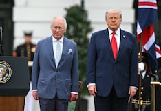 Donald Trump recibe al rey Carlos III en la Casa Blanca en visita de Estado histórica