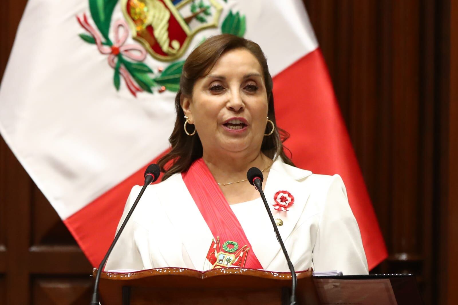 Dina Boluarte, presidenta del Perú. (Foto: GEC)