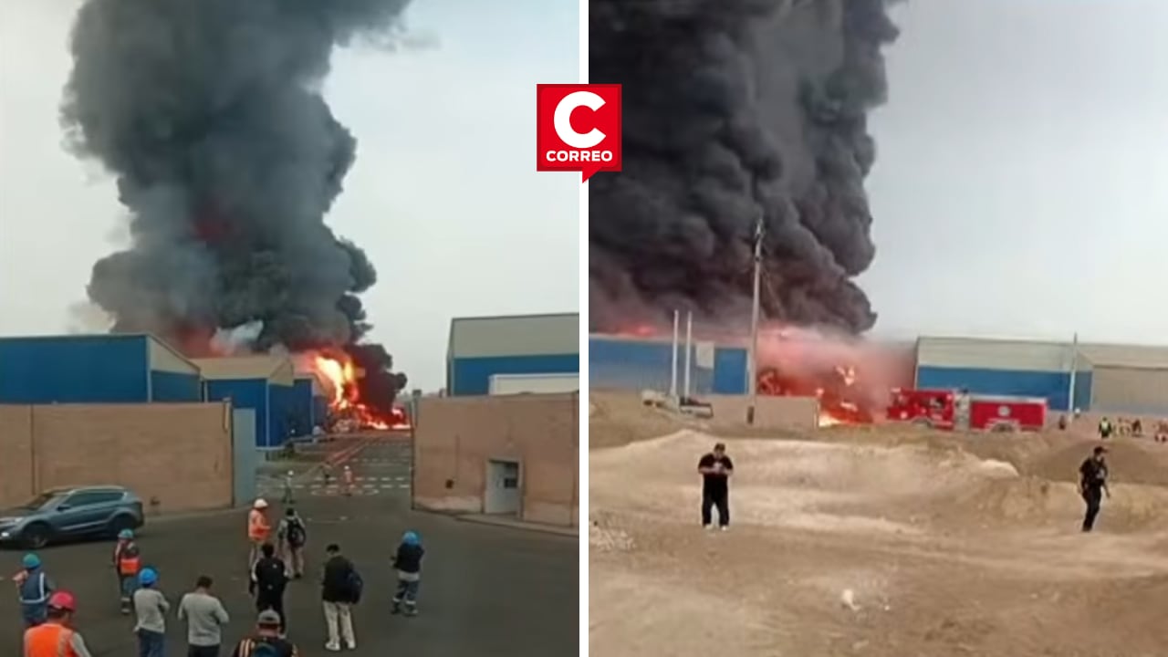 El siniestro genera preocupación entre vecinos y trabajadores de empresas cercanas debido al riesgo de propagación del fuego. Las labores de control continúan en la zona. (Imágenes de TV Perú)