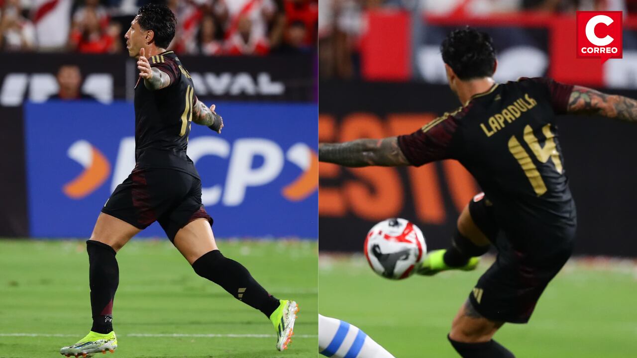 Gianluca Lapadula marcó golazo de derecha y puso el 2-0 para Perú.