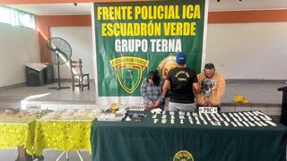 Ica: “Los alarakos sureños” caen con medio kilo de PBC en el distrito de La Tinguiña