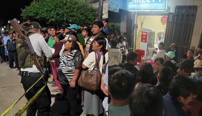 Los transeúntes, al escuchar los disparos, se percataron que los individuos huían en una moto lineal con dirección al distrito de San Juan del Oro.