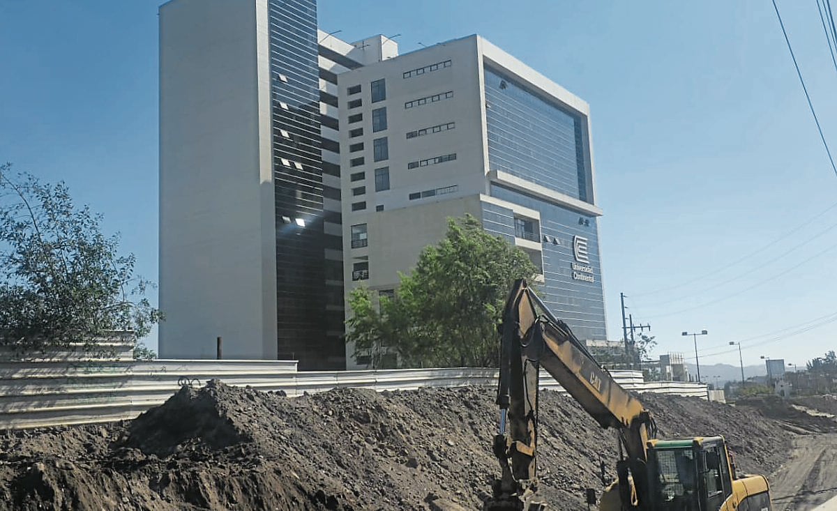 Cierran acceso a Universidad Continental y suspenden las labores presenciales (Foto: Omar Cruz/@photo.gec)