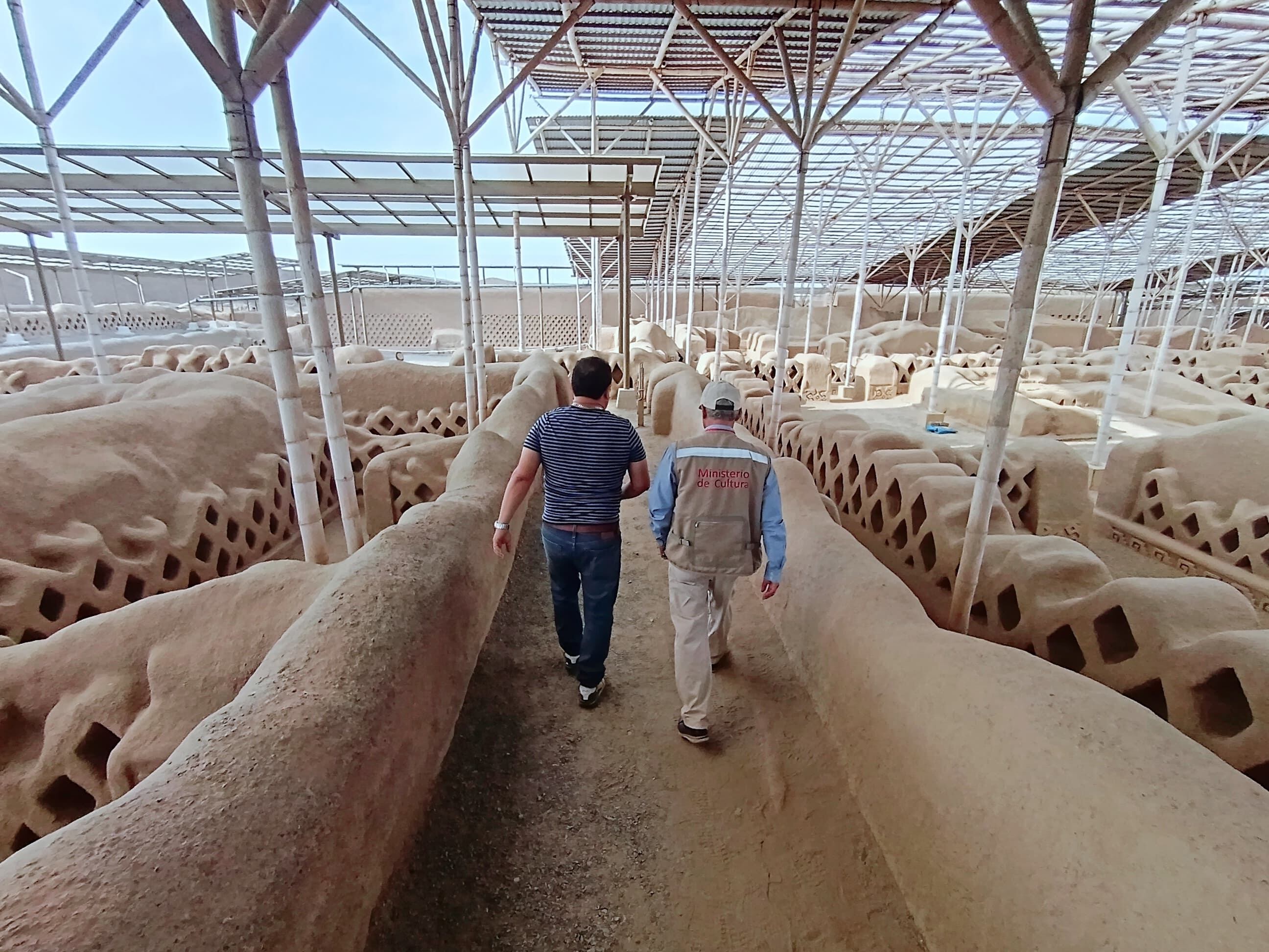 Luego de una inspección técnica se constató que las fuertes lluvias no afectaron la zona monumental.
