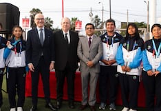 Caja Huancayo recupera complejo deportivo en El Agustino y lo presenta ante la banca internacional