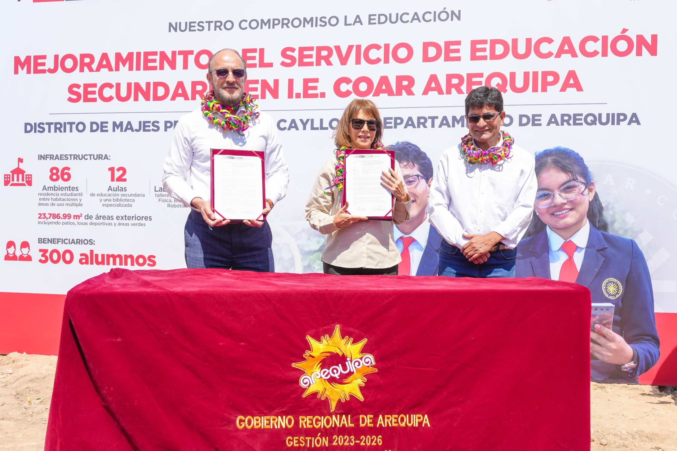 Sin obra ni expediente técnico: GRA realiza ceremonia por entrega de terreno para el COAR (Foto: GRA)