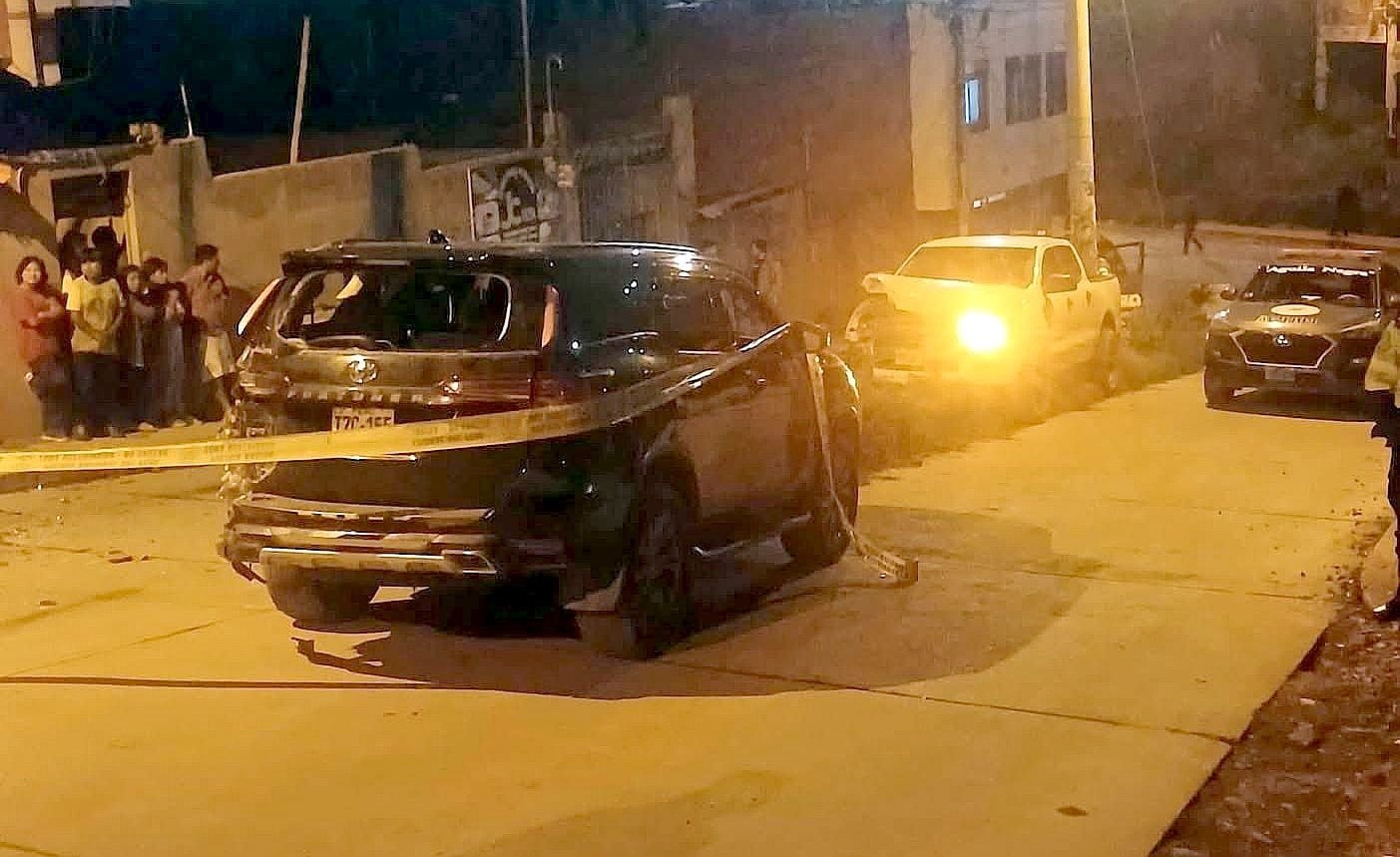 Terrible atraco se registró en el distrito de San Sebastián, hay tres detenidos y dos heridos de bala, lo robado sería procedente de la minería en Madre de Dios.