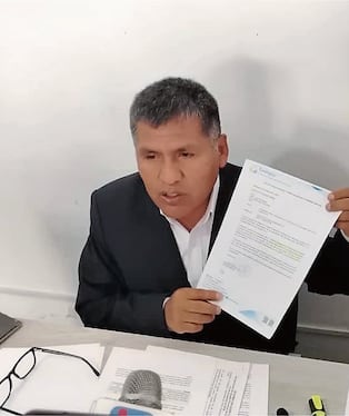 Congresista Jaime Quito pidió transparencia para convenio entre Sedapar y Cerro Verde. (Foto: Álvaro Figueroa/@photo.gec)