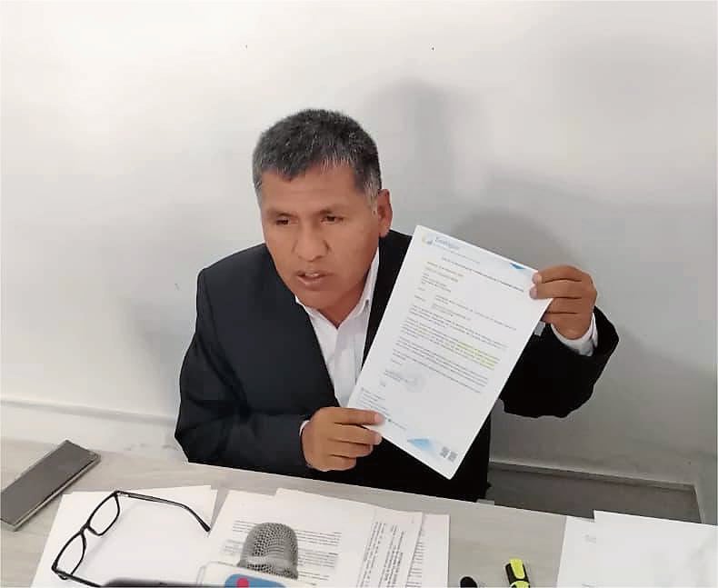 Congresista Jaime Quito pidió transparencia para convenio entre Sedapar y Cerro Verde. (Foto: Álvaro Figueroa/@photo.gec)