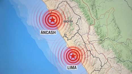 Costa peruana registró dos sismos en menos de tres horas durante la madrugada