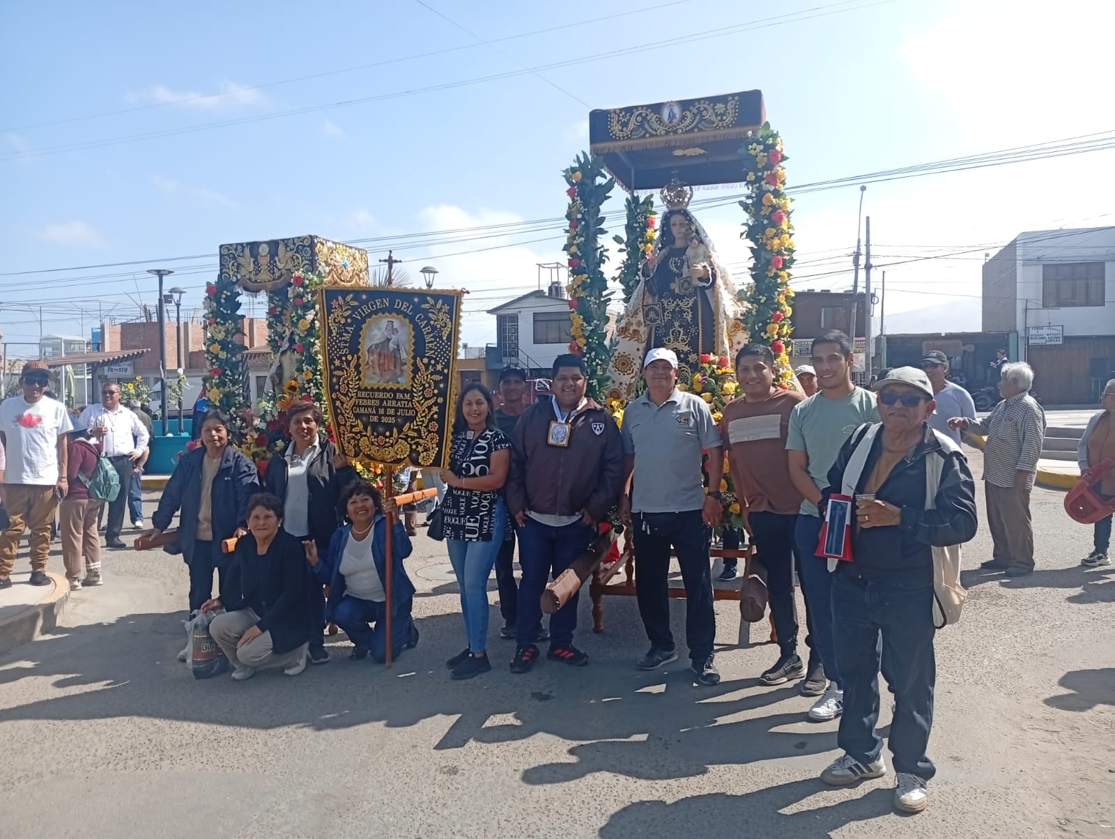 El Carmen celebró 54 años de creación entre festividades y pedidos de obras en Camaná (Foto:Augusto Valdivia)