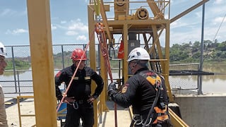 Piura: Obrero muere en la presa de Sullana