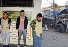 Ica: caen tras ataque con explosivo que destrozó camioneta en Parcona