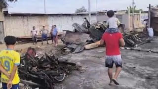 Tumbes: Incendio en Aguas Verdes deja 33 personas damnificadas