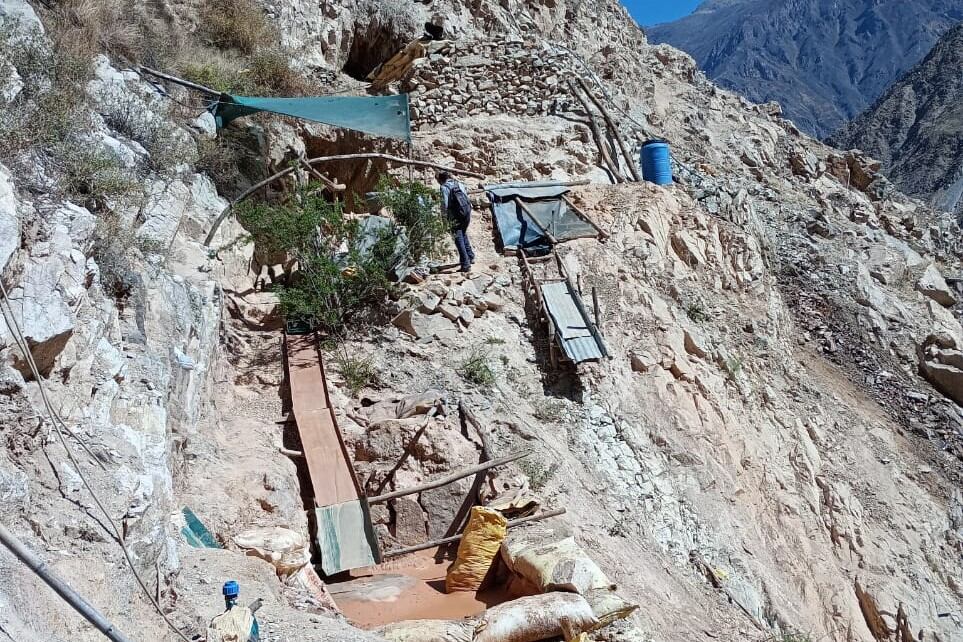 Minería informal en el Colca. Foto: Cortesía.