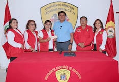Municipalidad de Trujillo entregó S/ 50 mil a la Compañía de Bomberos Salvadora N° 26