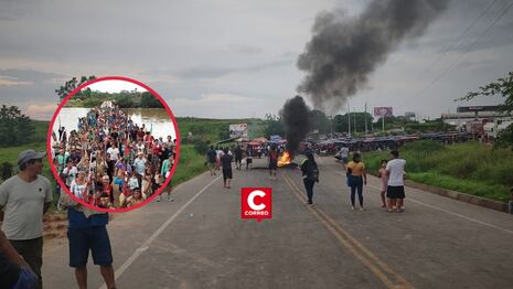 Loreto: bloqueos aíslan Yurimaguas por quinto día en medio de protestas que afectan salud y economía