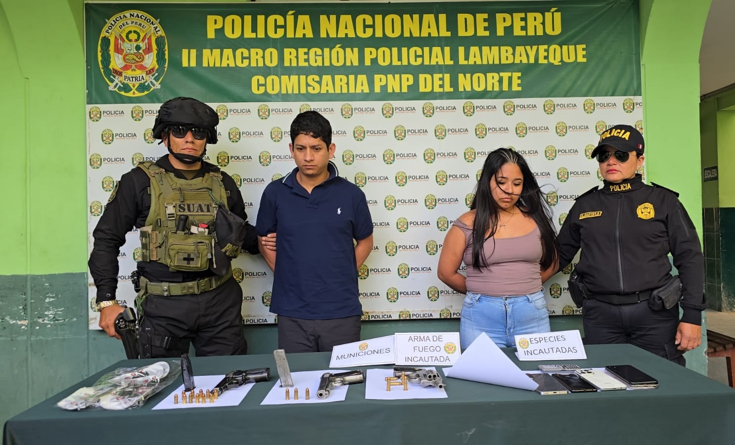 Requejo Yamunaqué y Gonzaga Díaz fueron llevados al penal.