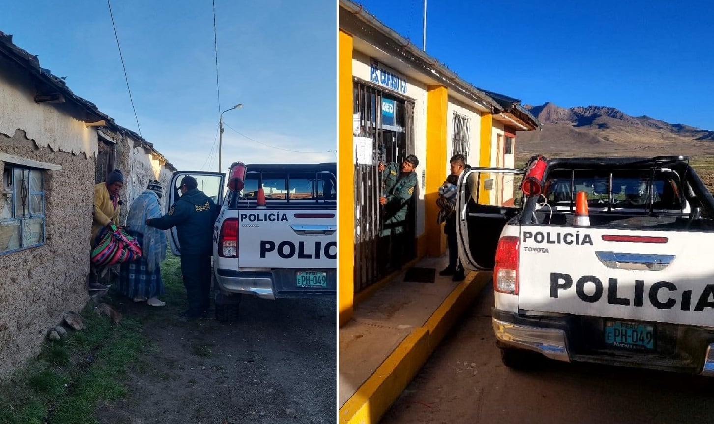 Policías del PVF Ancomarca atendieron parto de mujer en un patrullero