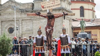 Huancayo: Jesús hace llorar a los huancaínos en Vía Crucis