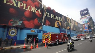 La Victoria: Reportan incendio en Polvos Azules que se habría iniciado en un almacén de zapatillas