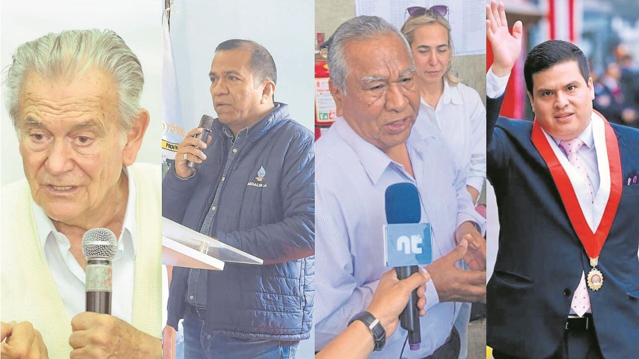 En el APRA irán como cabezas de lista José Murgia y Fernando Alfaro, mientras que en Renovación Popular estarán Víctor León y Diego Bazán.