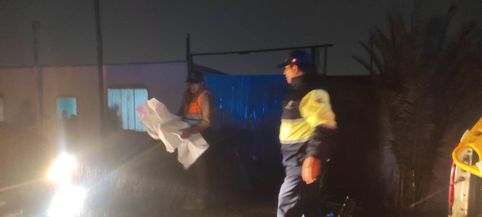 Personal de Gestión de Riesgos solo entregó Bolsás de plástico a afectados por lluvias