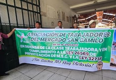Comerciantes de San Camilo exigen que la Municipalidad de Arequipa les venda sus puestos