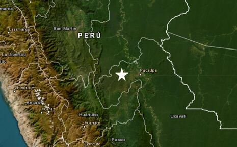 Sismo de magnitud 4.4 se registró en Ucayali, informó el IGP