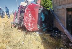 Huancayo: camioneta vuelca, mata a una pastora y hay cuatro malheridos