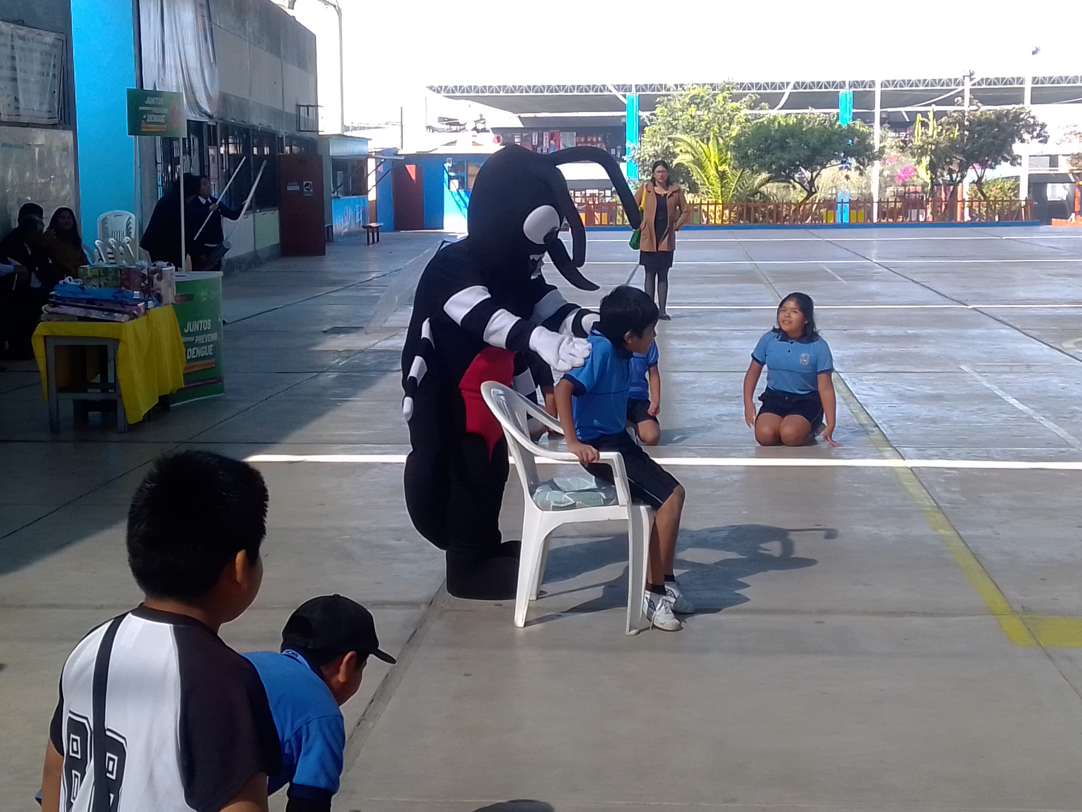 La Institución Educativa Enrique Paillardelle de Gregorio Albarracín fue escenario del lanzamiento. (Foto: Adrian Apaza)