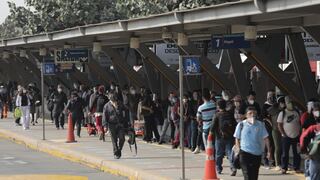 Metropolitano: esta mañana se registró el incremento de usuarios en diferentes estaciones (FOTOS)