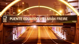 San Isidro: Furgón de carga choca contra puente Eduardo Villarán y genera cierre parcial de la vía