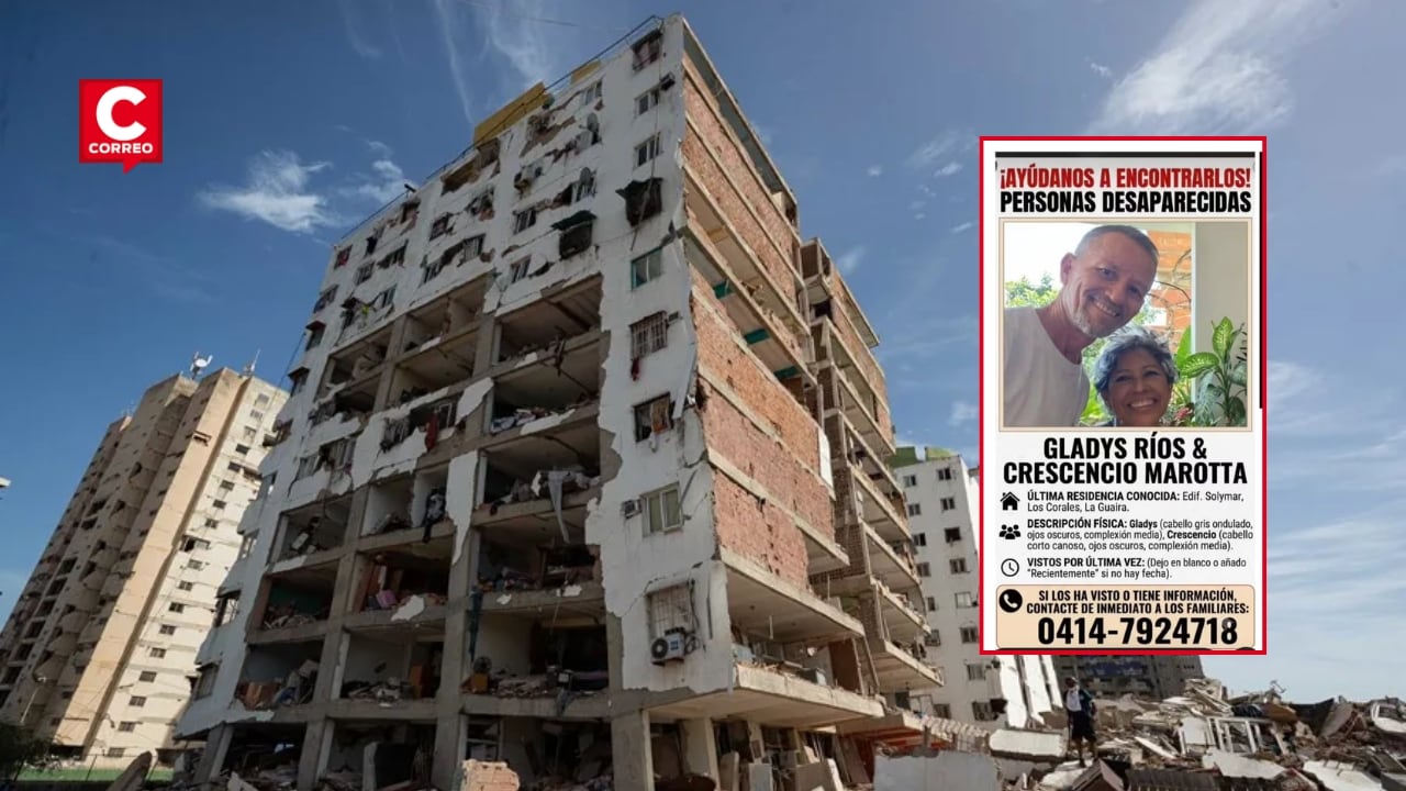 Terremoto en Venezuela: rescates avanzan lentamente y reportan más de 40 mil desaparecidos. Composición: Diario Correo.
