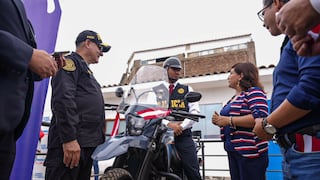 Gore La Libertad entregó 80 motocicletas para fortalecer el trabajo de la Policía