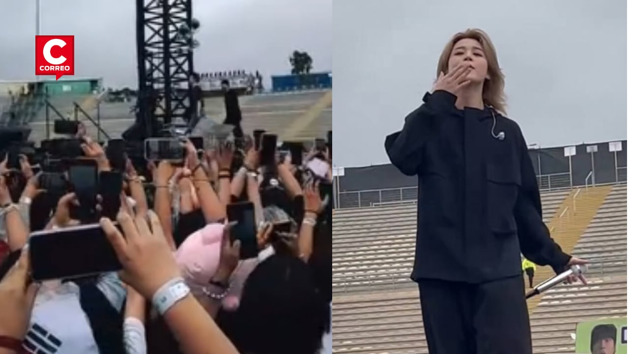 BTS realizó prueba de sonido antes de su primer concierto en Lima